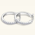 Céleste Silver Huggie