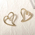 Isolde Gold Heart Stud