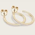 Amara Silver Hoop