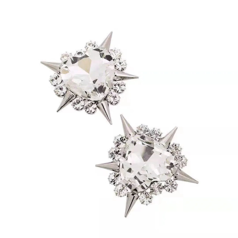Lumière Crystal Heart Stud
