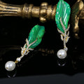 Elara Emerald Leaf Drop