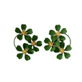 Margaux Gold Camellia Stud