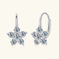 Camille Silver Bloom Huggie