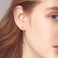 Béatrice Silver Butterfly Stud
