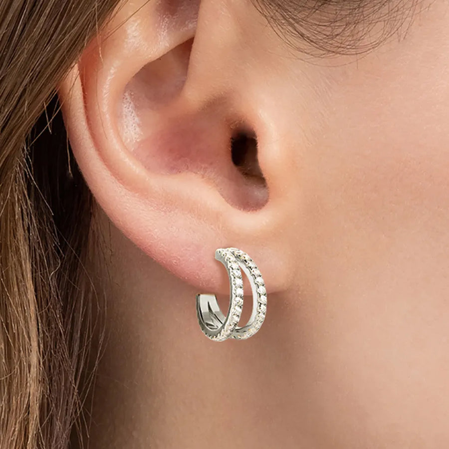 Vienne Silver Hoop