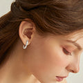 Margaux Silver Hoop