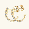 Margaux Silver Hoop