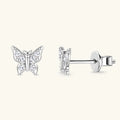 Béatrice Silver Butterfly Stud