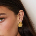 Colette Silver Shell Stud