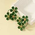 Margaux Gold Camellia Stud