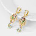 Solène Gold Seahorse Stud
