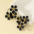 Margaux Gold Camellia Stud
