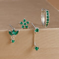 Aurora Gold Cat Eye Stud