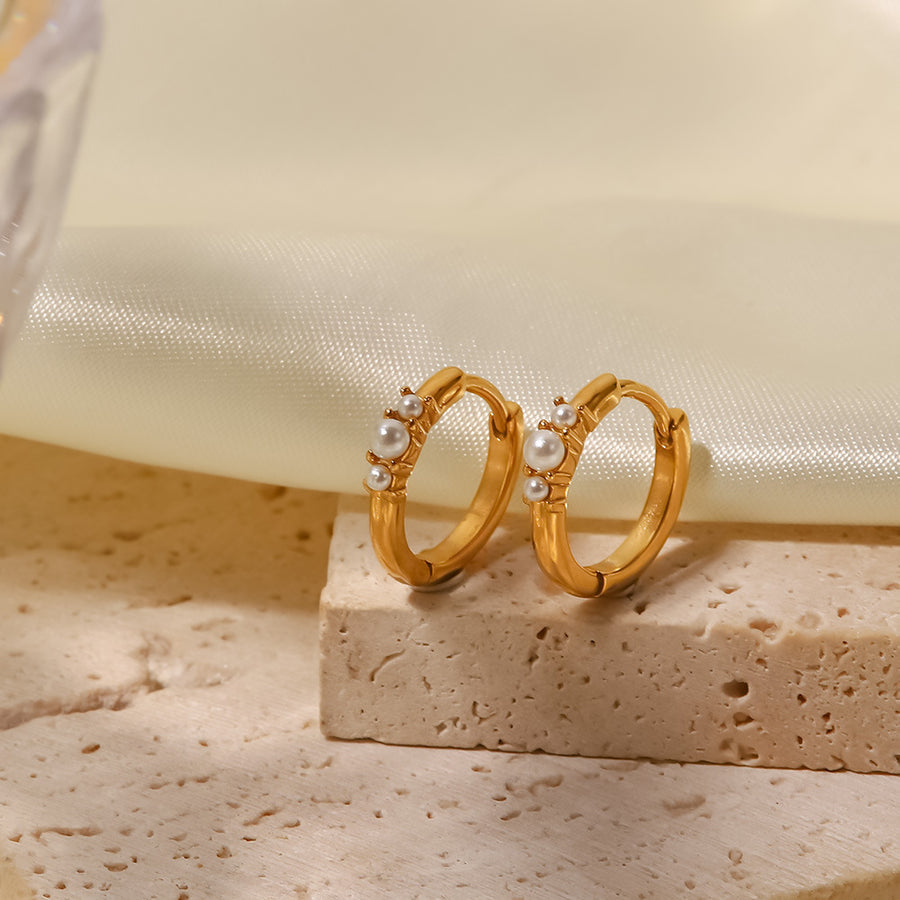 Valentina Gold Stud