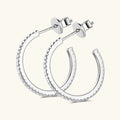 Amara Silver Hoop