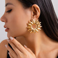 Solène Gold Sunflower Statement