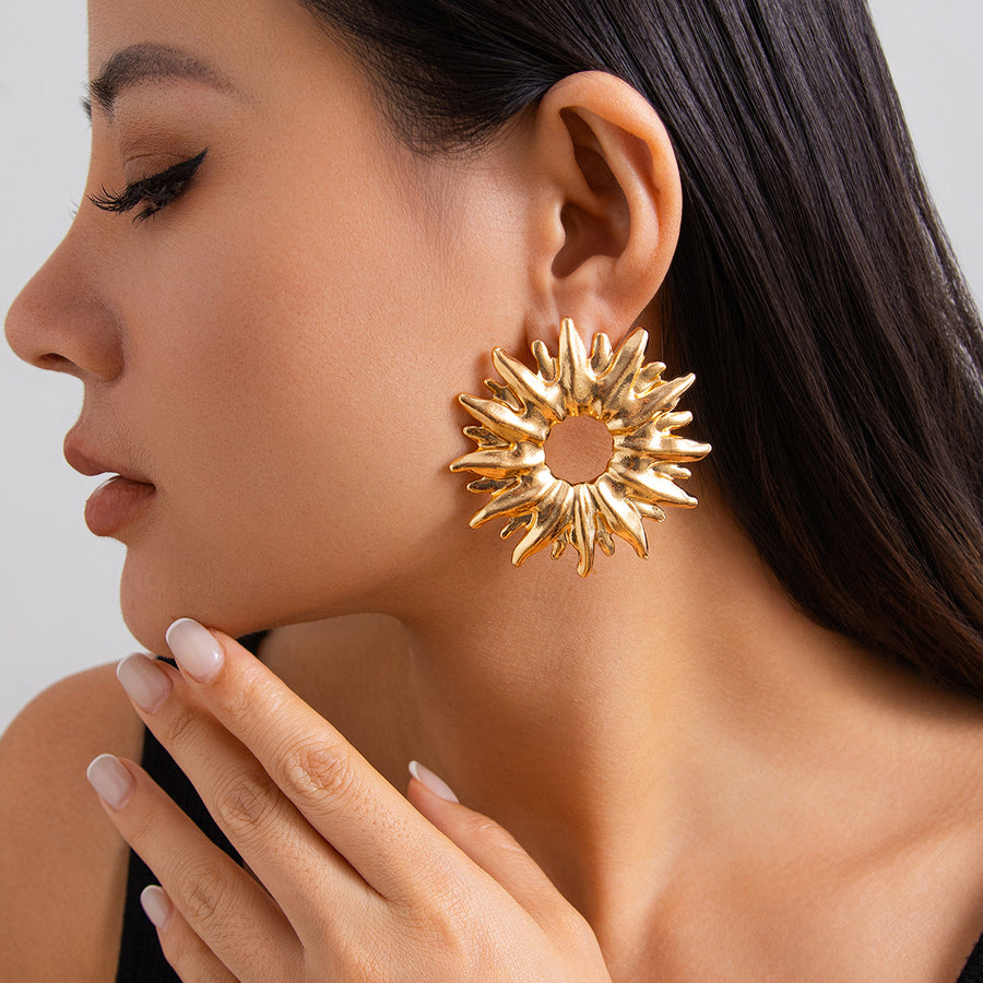 Solène Gold Sunflower Statement