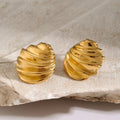 Colette Silver Shell Stud