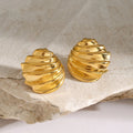 Colette Silver Shell Stud