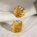 Colette Silver Shell Stud