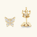 Béatrice Silver Butterfly Stud