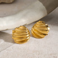 Colette Silver Shell Stud