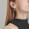 Amara Silver Hoop