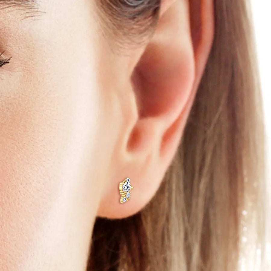 Lumière Silver Stud