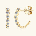 Margaux Silver Hoop