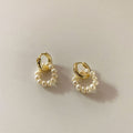 Delphine Pearl Stud