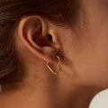 Delphine Gold Stud