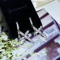 Anouk Crystal Cross Stud