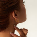 Delphine Gold Stud
