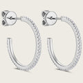 Amara Silver Hoop