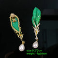 Elara Emerald Leaf Drop