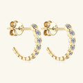 Margaux Silver Hoop