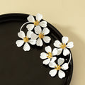Margaux Gold Camellia Stud