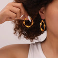 Ines Silver Spiral Stud
