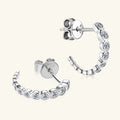 Margaux Silver Hoop