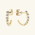 Margaux Silver Hoop