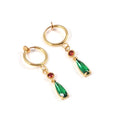 Céleste Emerald Stud