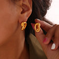 Isolde Silver Knot Stud