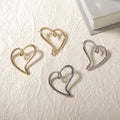 Isolde Gold Heart Stud