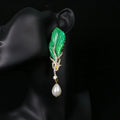 Elara Emerald Leaf Drop