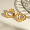Valentina Silver Cat Eye Stud