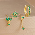 Aurora Gold Cat Eye Stud