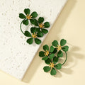 Margaux Gold Camellia Stud