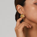 Margaux Silver Bloom Stud