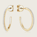 Amara Silver Hoop