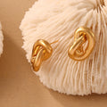 Isolde Silver Knot Stud